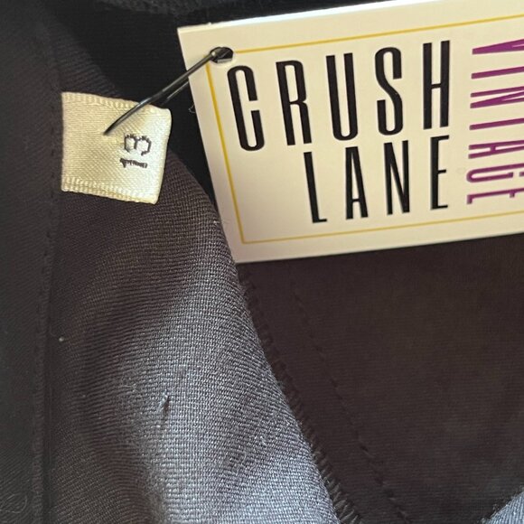 Vintage Le Chateau Black Double Breasted Jacket - Picture 5 of 7